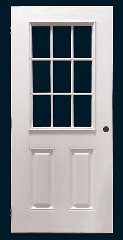 Exterior Door 9-Lite in whilte