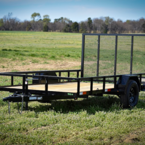 Image of a Trailers By Premier 6x12 Utility Trailer Straight Deck with 4ft Gate