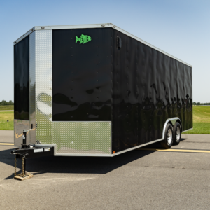 Image of the Trailers by Premier 8.5x20 Enclosed Trailer with Tandem Axles.