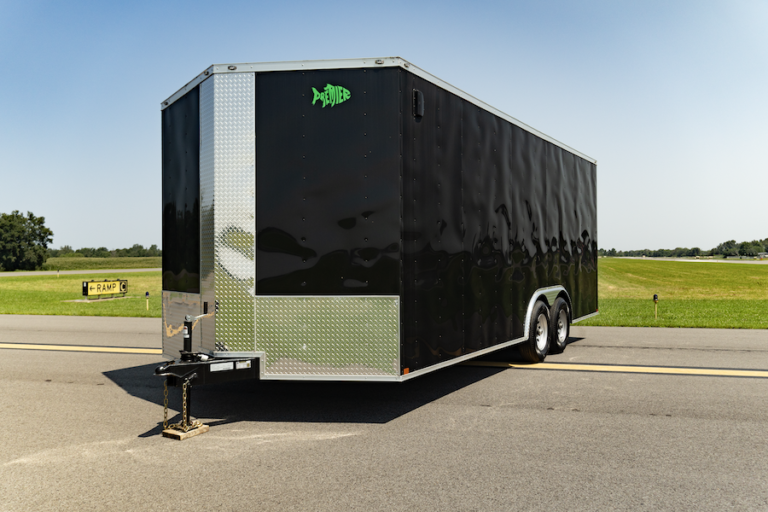 Image of the Trailers by Premier 8.5x20 Enclosed Trailer with Tandem Axles.