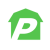 Premier Site Logo icon, a green shed silhouette containing a white stylized capital letter P.